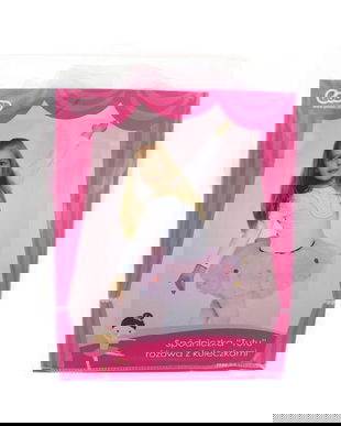 Fusta tutu roz cu buline pentru copii 3 ani