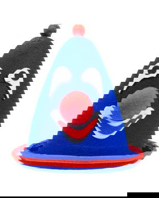 Palarie clovn din pasla, albastru