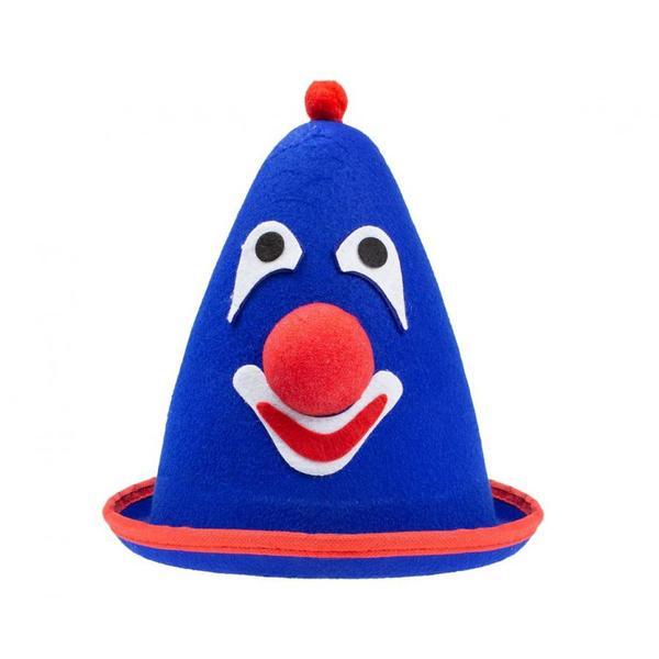 Palarie clovn din pasla, albastru