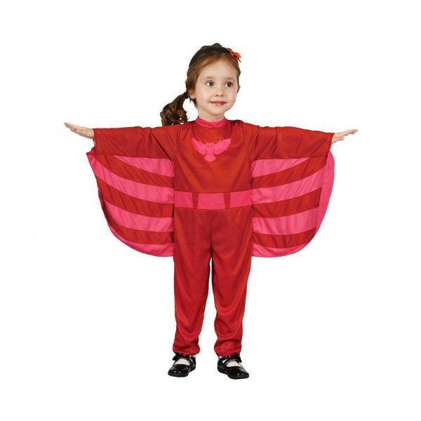 Costum Super Hero Girl rosu pentru copii, 98-104 cm (2-4 Ani)
