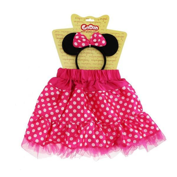 Costum Minnie Mouse roz pentru copii