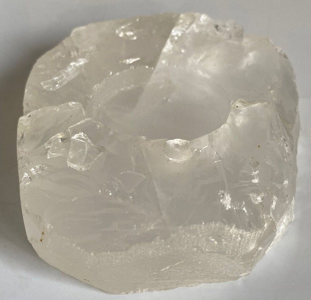 Cuart Transparent (Cristal de Stanca) - Suport de lumanare