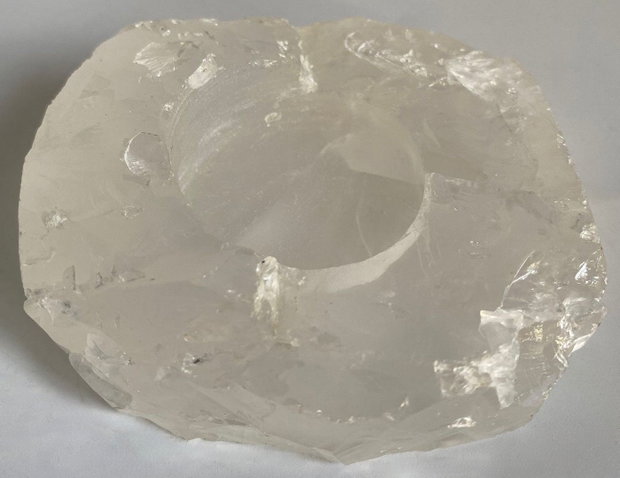 Cuart Transparent (Cristal de Stanca) - Suport de lumanare