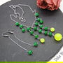Set de bijuterii handmade unicat agate si jad (cod1403)