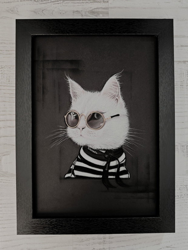 Tablou ilustratie "Mademoiselle"