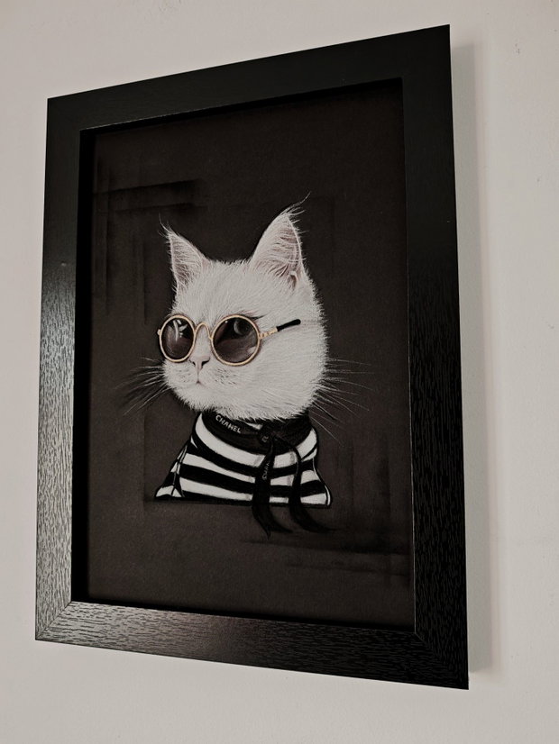 Tablou ilustratie "Mademoiselle"