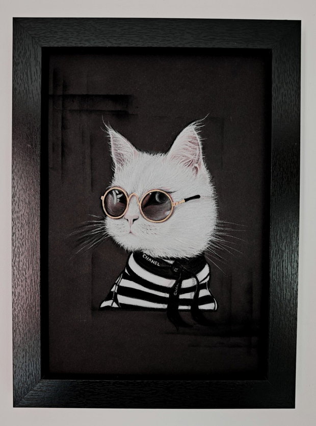 Tablou ilustratie "Mademoiselle"
