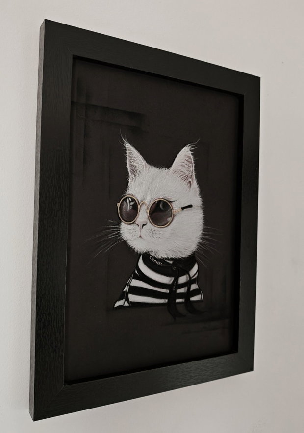 Tablou ilustratie "Mademoiselle"
