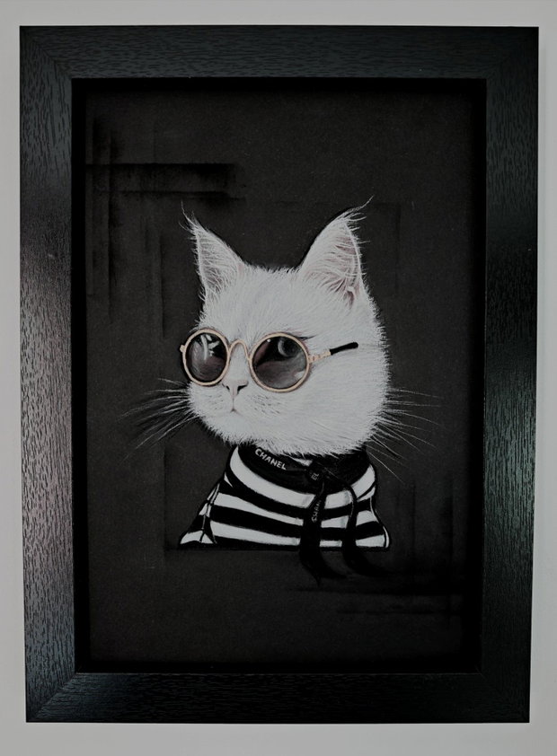 Tablou ilustratie "Mademoiselle"
