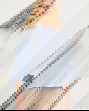 MM by Max Mara cămașă de pentru femei, din in RITO