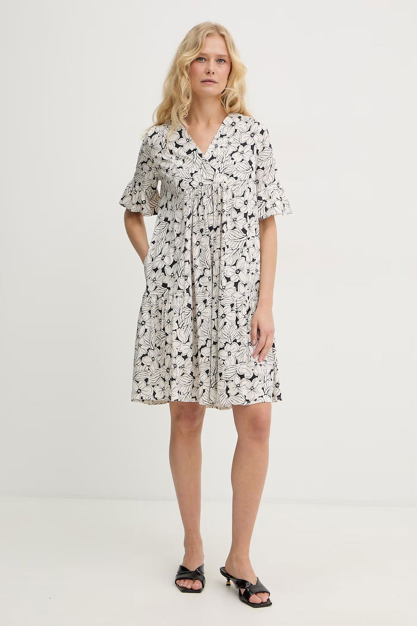 Weekend Max Mara rochie din bumbac FUOCO