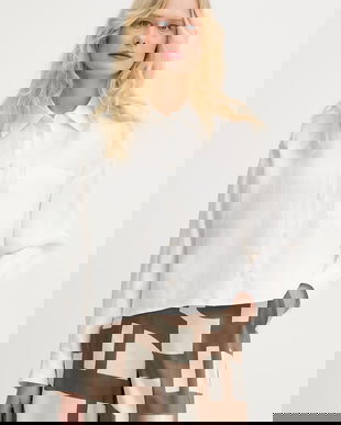 Weekend Max Mara cămașă de in CAPO