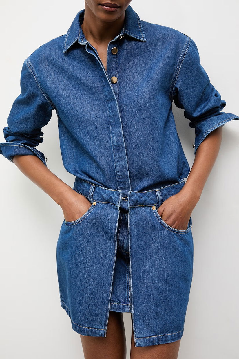 Answear.LAB rochie de vară denim Unscripted Collection