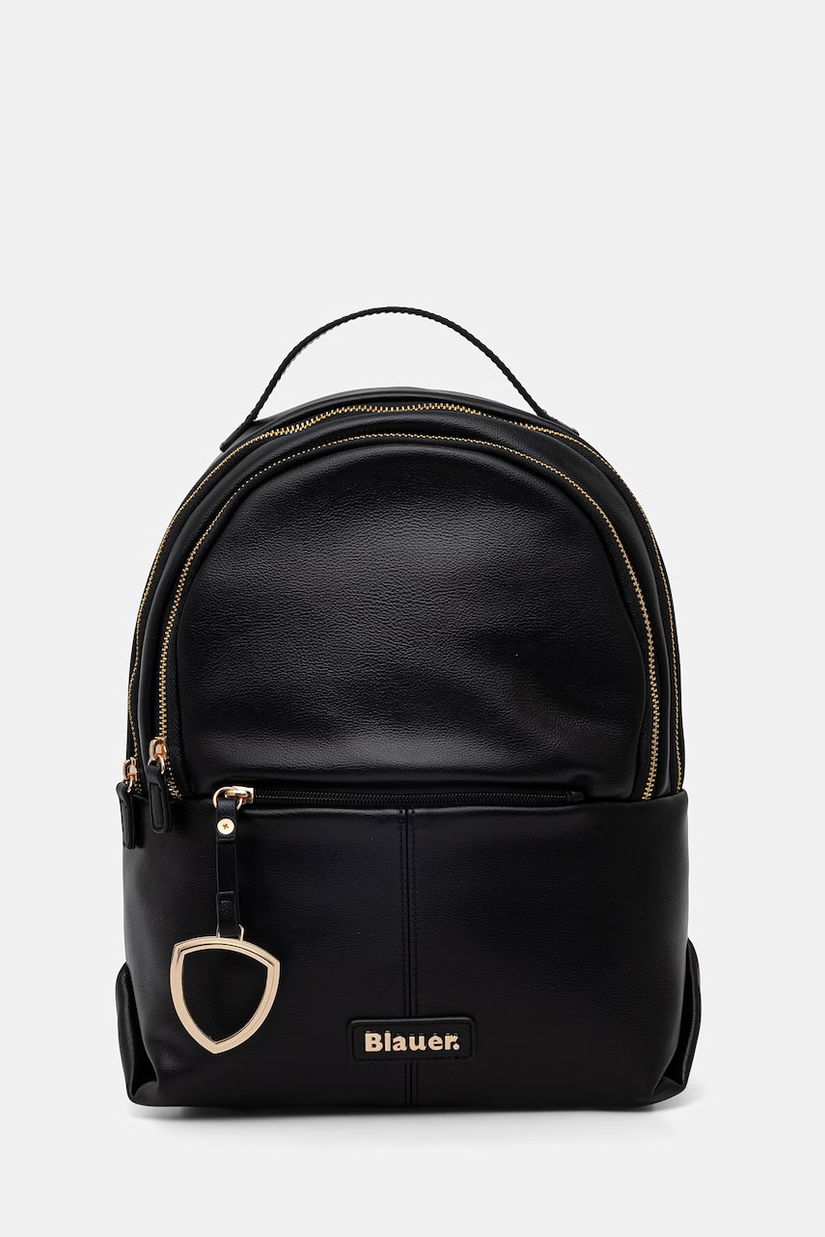 Blauer rucsac pentru femei, cu imitație de piele