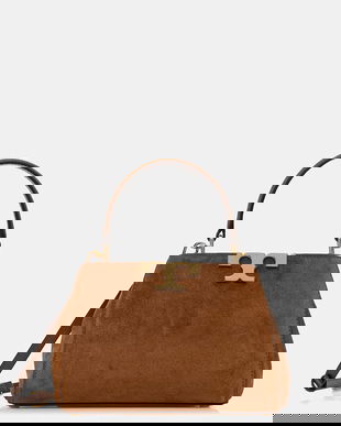 Tory Burch geantă pentru femei, din piele întoarsă Eleanor