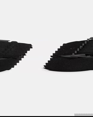 HUGO curea pentru bărbați, din piele întoarsă Gethin-Sd_Sz35