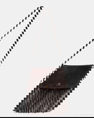 Pinko geantă crossbody pentru femei, din piele întoarsă