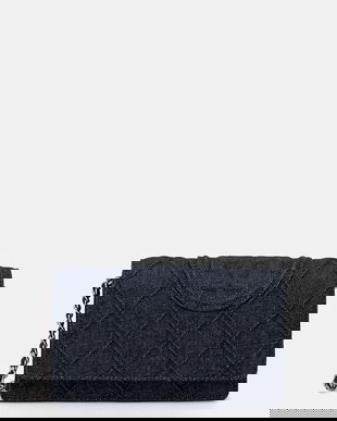 Tory Burch geantă pentru femei, din denim Fleming