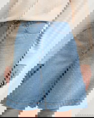 Weekend Max Mara pantaloni scurți pentru femei, din denim OZONO