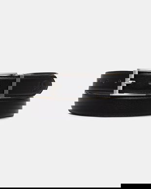 United Colors of Benetton Curea reversibilă pentru bărbați cu imitație de piele