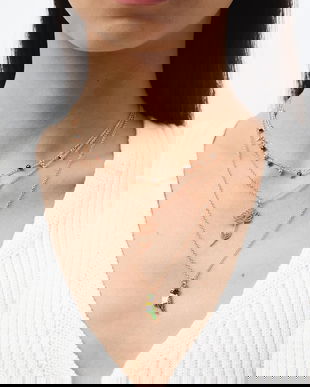 Medicine colier cu pandantiv pentru femei, din aventurin