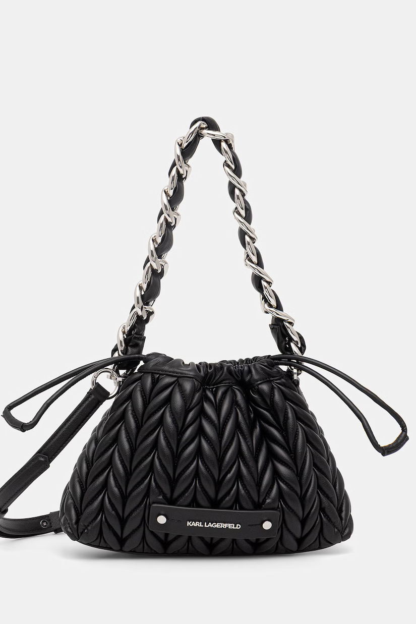 Karl Lagerfeld geantă pentru femei, cu imitație de piele K/WEAVE