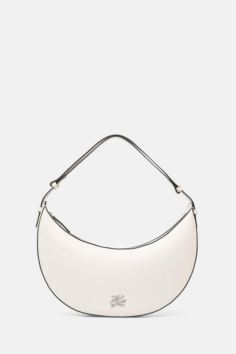 Karl Lagerfeld geantă croissant pentru femei, din piele K/AUTOGRAPH