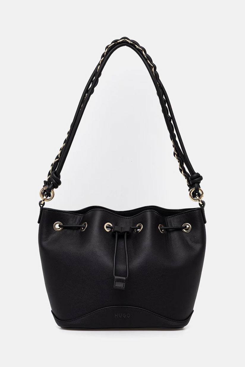 HUGO geantă pentru femei, cu imitație de piele Ilary_Drawstring