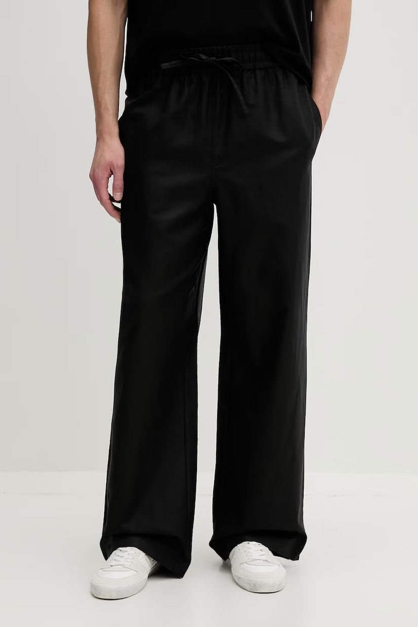 Karl Lagerfeld Jeans pantaloni pentru bărbați, din in