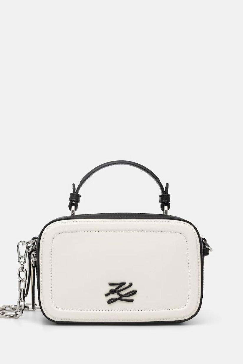 Karl Lagerfeld geantă crossbody pentru femei, din piele K/AUTOGRAPH