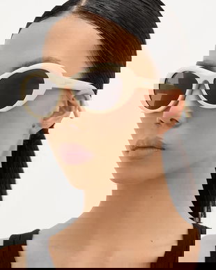 Jacquemus ochelari de soare ROND