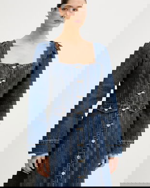 Gestuz rochie de denim