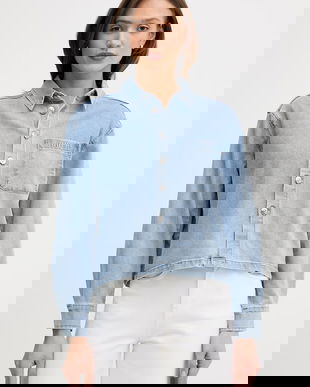 OUI cămașă pentru femei, din denim