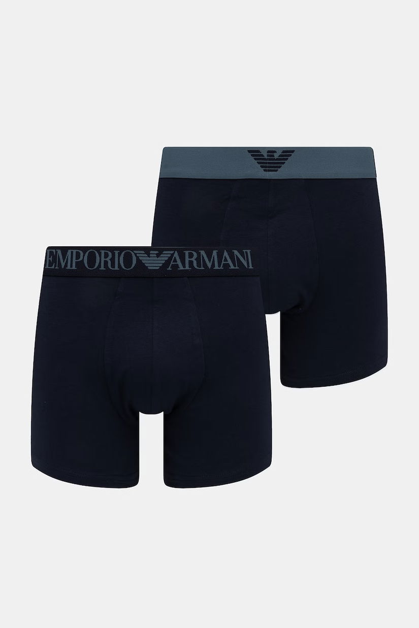Emporio Armani Underwear boxeri pentru bărbați, din bumbac cu elastan pachet de 2