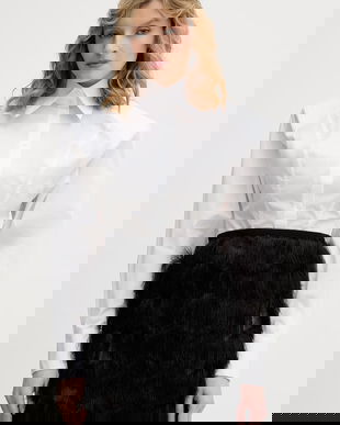 Karl Lagerfeld cămașă pentru femei, cu bumbac