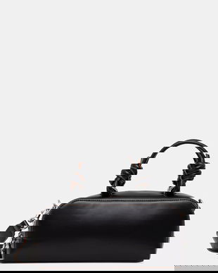 United Colors of Benetton geantă croissant pentru femei, cu imitație de piele