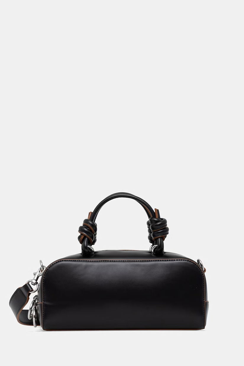 United Colors of Benetton geantă croissant pentru femei, cu imitație de piele