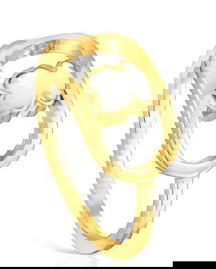 Tous inel placat cu aur