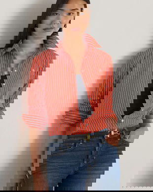 Lauren Ralph Lauren cămașă din bumbac