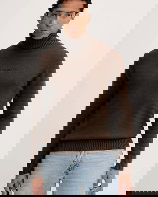 Guess Jeans pulover din amestec de lână