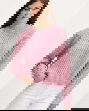 Guess Jeans pulover din amestec de lână