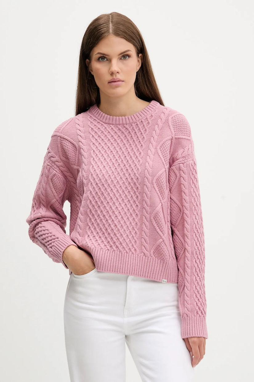 Guess Jeans pulover din amestec de lână