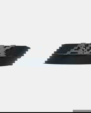 Armani Exchange curea de piele cu două fețe