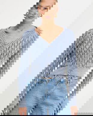 Guess cardigan din bumbac GISELLE