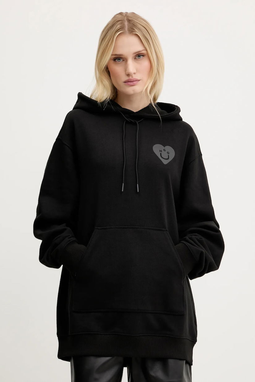 HUGO Blue hanorac de bumbac Dejandra_B