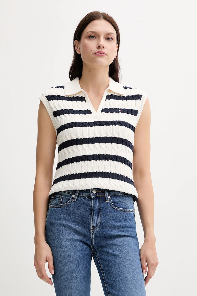 Tommy Hilfiger vestă din bumbac