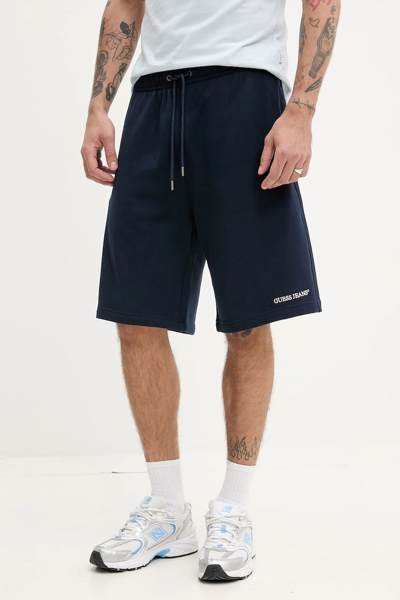 Guess Jeans pantaloni scurti din bumbac