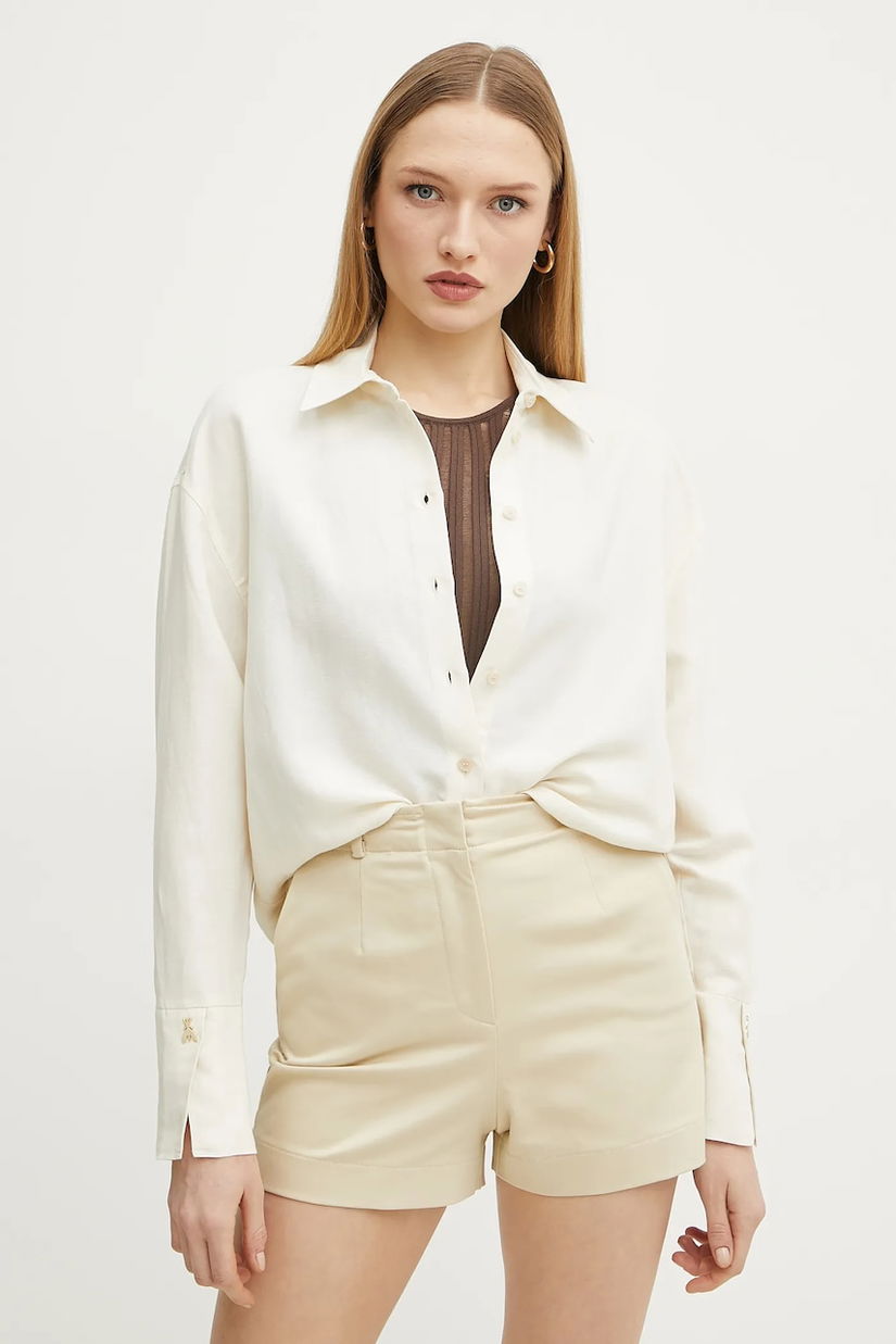 Patrizia Pepe camasa din amestec de in