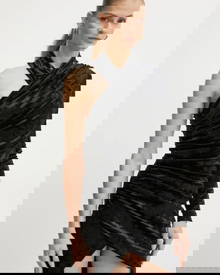 Pinko rochie de catifea