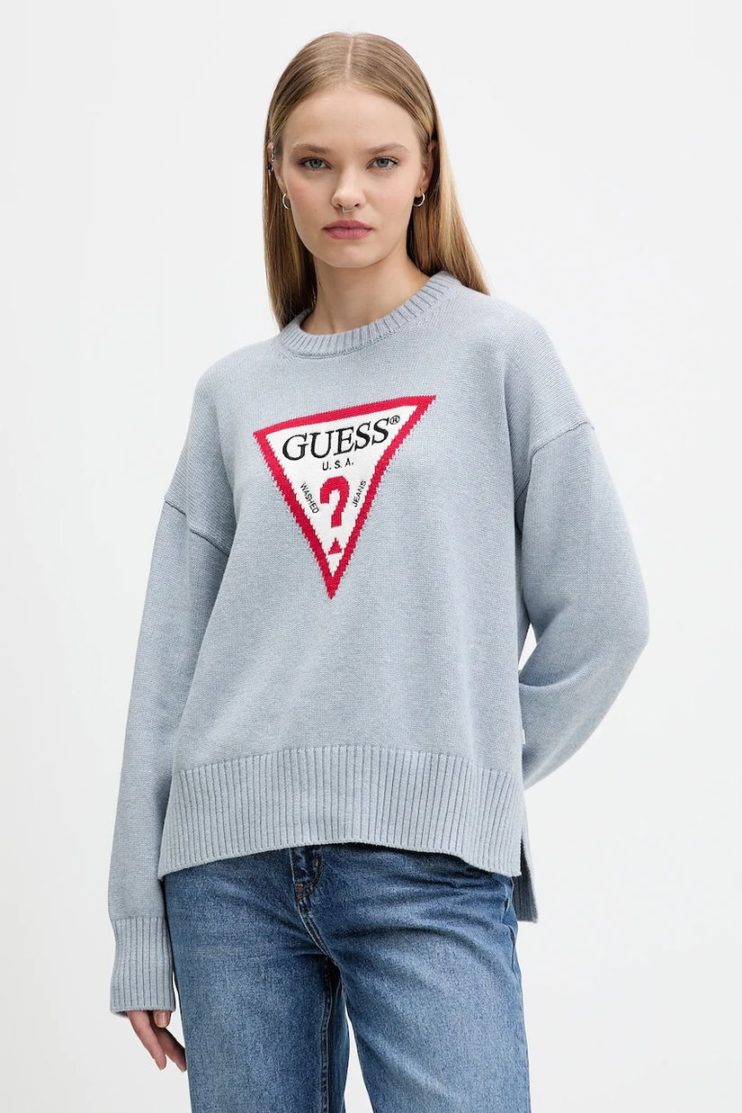 Guess Jeans pulover de bumbac